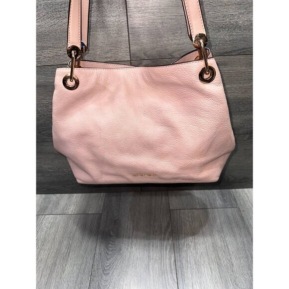 MICHAEL Michael Kors Raven Large Shoulder Tote Soft Pink Bag - Picture 12 of 15